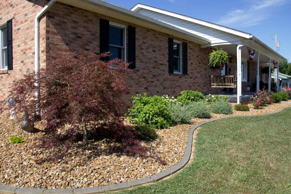 Maintained landscape by Dave's Landscaping