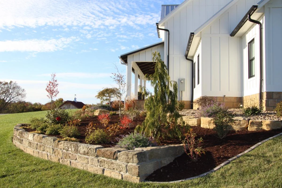 Completed Southeast Ohio landscape project